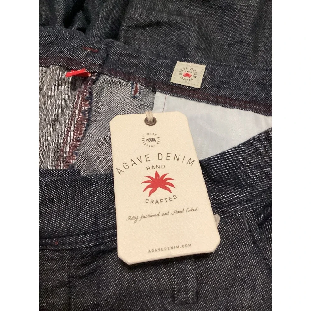 NWT Agave‎ Rainier Chino Rinsed Indigo Pacific Blue Size 32 #11 Classic